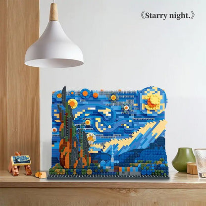 Transform Playtime into an Artistic Journey: Microbrick MOC Art Painting