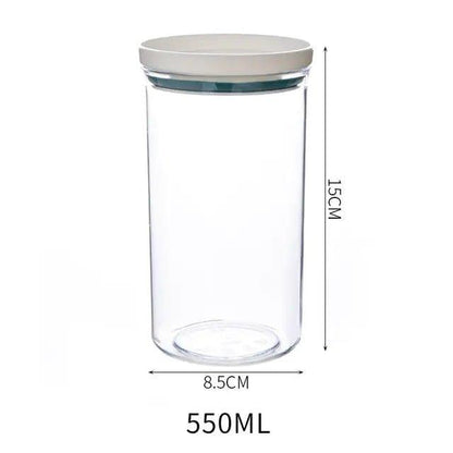 Transparent Food Canister