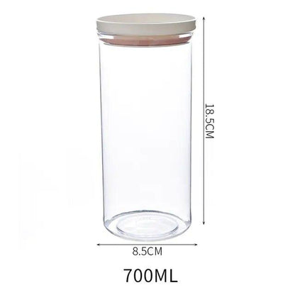 Transparent Food Canister