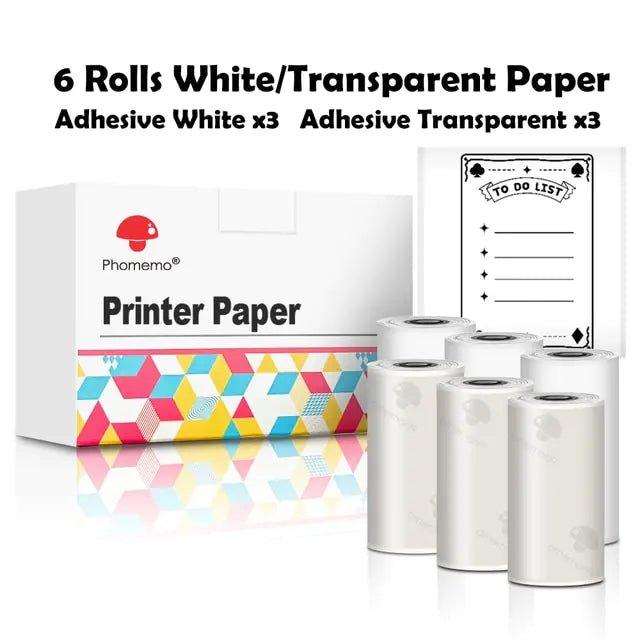 Transparent Sticker Thermal Paper