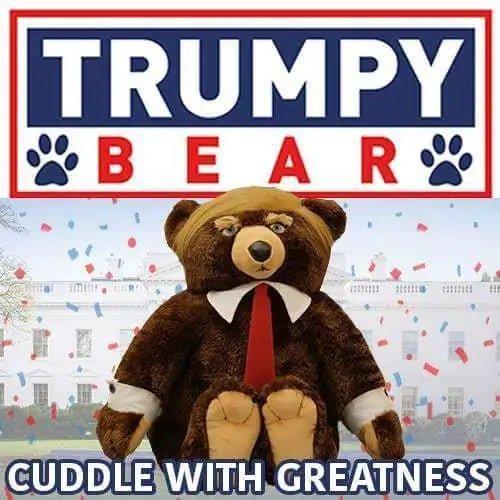 Wrap Yourself in Patriotism with the Soft and Cuddly Trumpy Bear – A Unique Symbol of American Pride