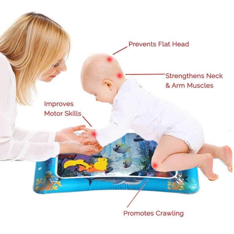 Tummy Time Inflatable Water Mat for Babies