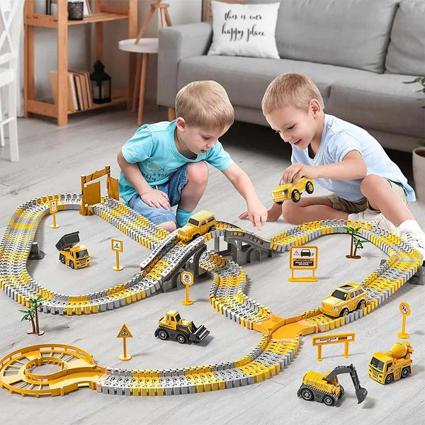 TurboTrack Race Track Toy | 288-Piece Set for Creative Play | Educational Racing Toy for Kids