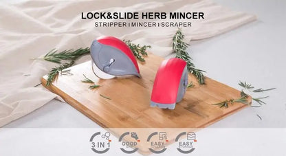 3-in-1 Herb Mincer – Effortlessly Chop, Grind, and Store Fresh Herbs for Enhanced Flavor - Home Kartz