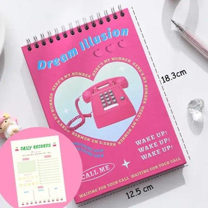 Undated A5 Spiral Weekly Planner Stationery Set