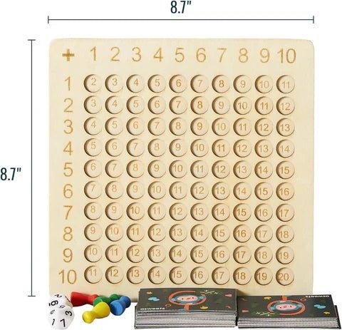 Unlock Math Mastery with the Wooden Montessori Math Board - Fun and Educational!