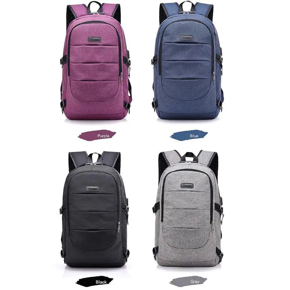 USB Charging Waterproof Backpack