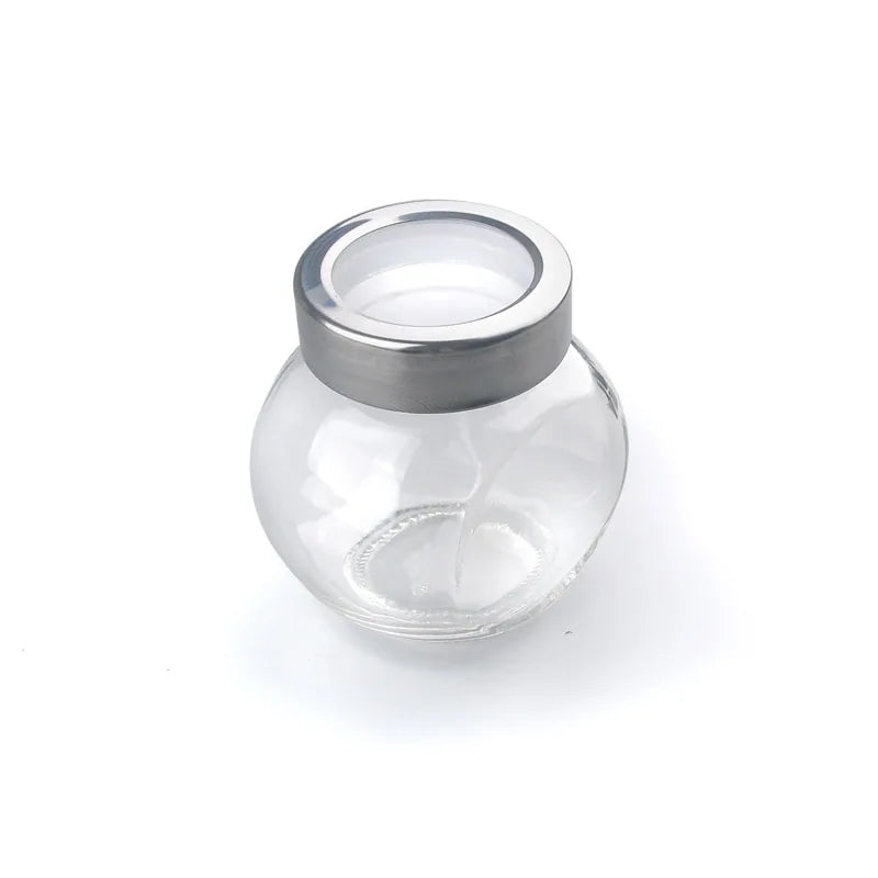 180ML Transparent Food Storage Jar – Compact, Airtight Glass Jar for Freshness and Easy Organization - Home Kartz