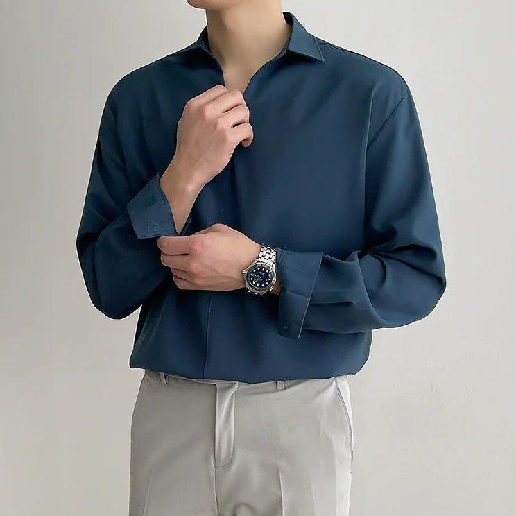 V - Neck Collar Shirt