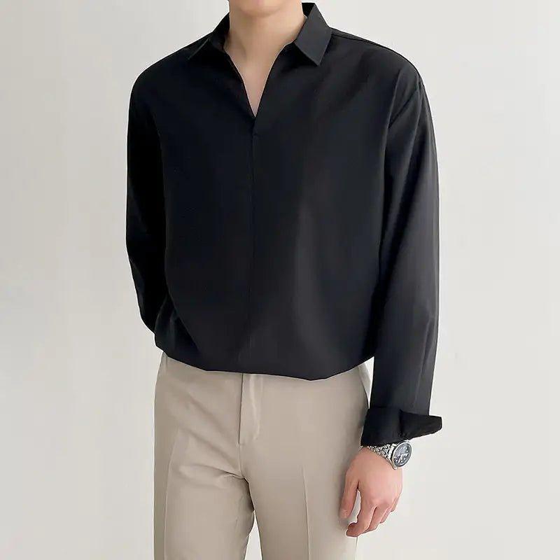 V - Neck Collar Shirt