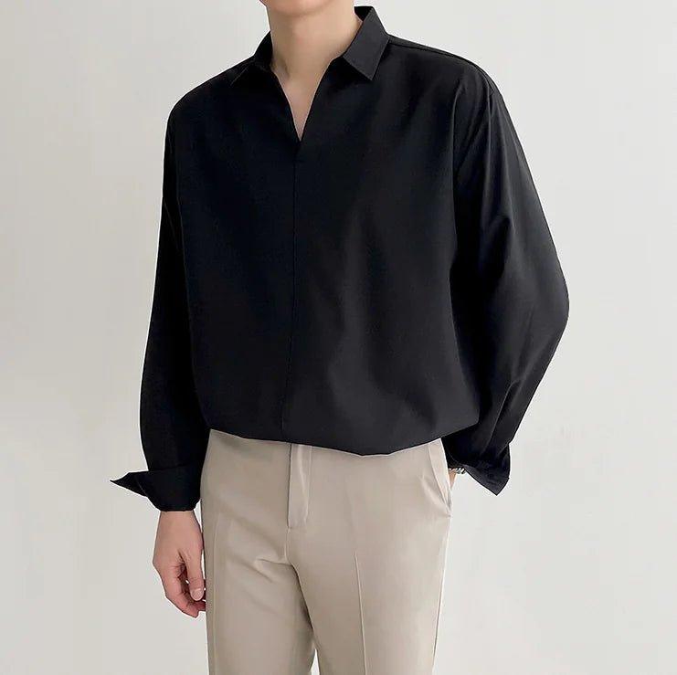 V - Neck Collar Shirt