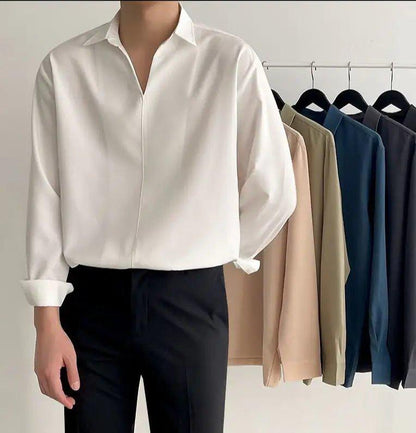 V - Neck Collar Shirt