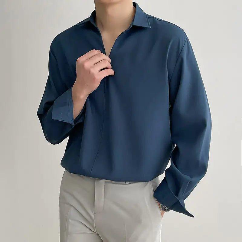 V - Neck Collar Shirt