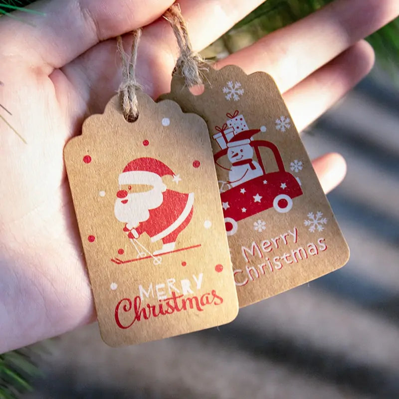 Santa Claus Christmas Gift Tags