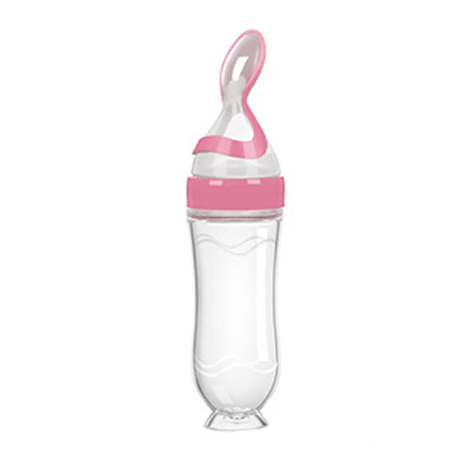 Effortless Feeding with Squeezing Feeding Bottle Silicone: Gentle, Leak-Proof & Convenient