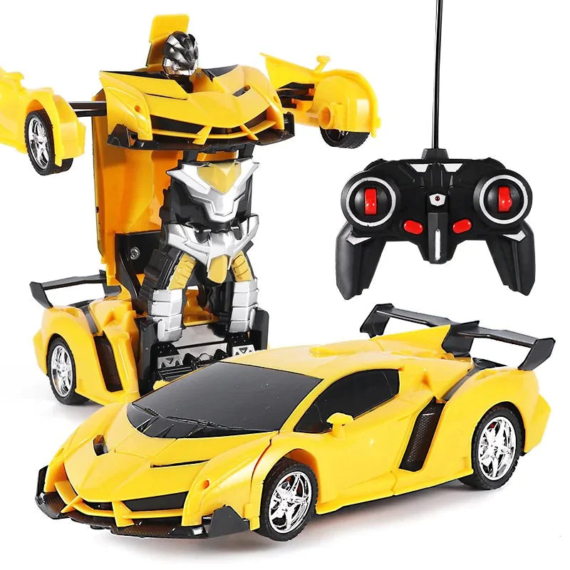 2-in-1 Automatic Transformation Transformer Toy Car : Double the Fun, Double the Excitement!