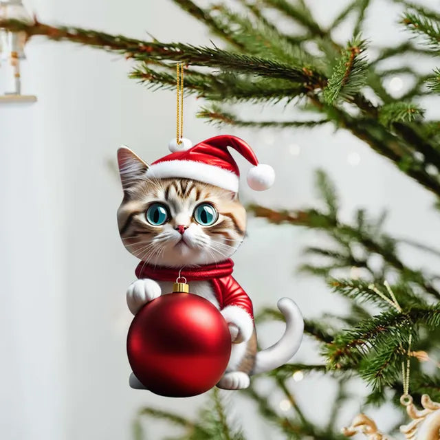 Add Whiskers and Charm to Your Tree with Cute Cat Christmas Ornaments!