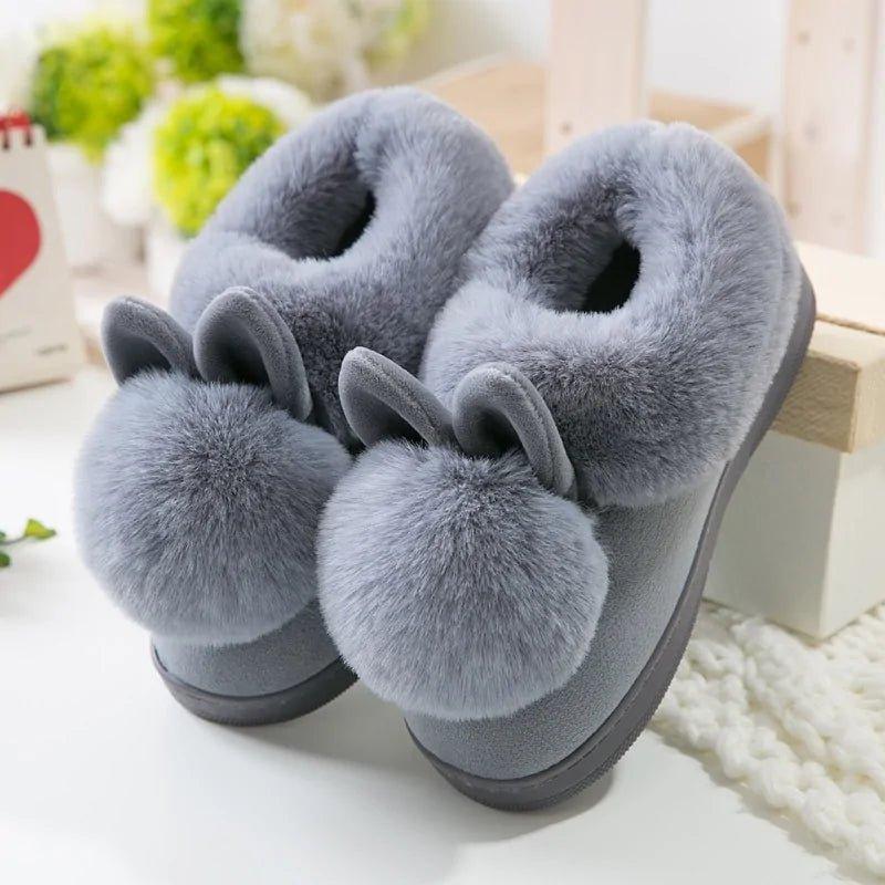 Warm & Fuzzy Bunny Slippers