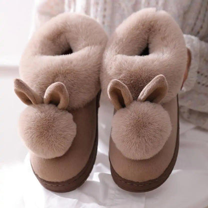 Warm & Fuzzy Bunny Slippers