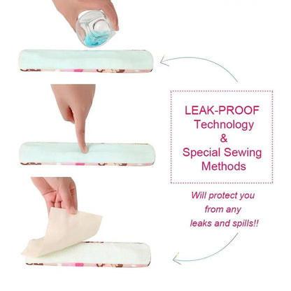 Washable Sanitary Menstrual Cloth Pads