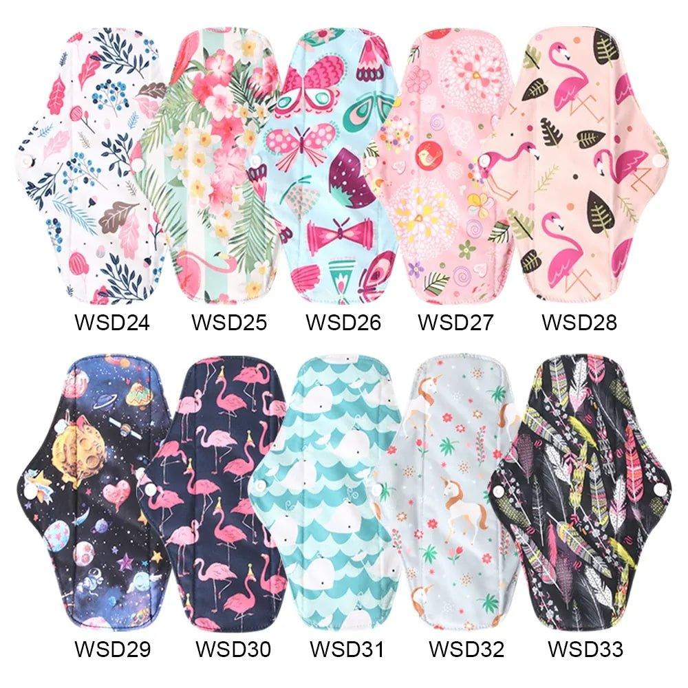 Washable Sanitary Menstrual Cloth Pads