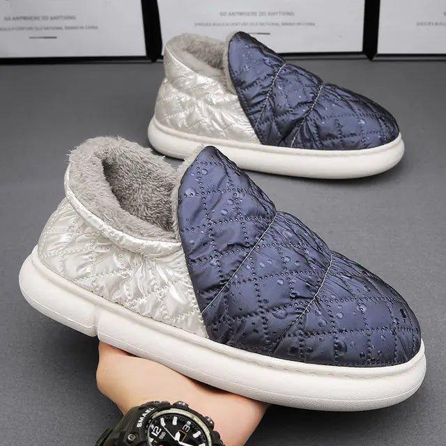 Waterproof Plush Slip - on Shoes