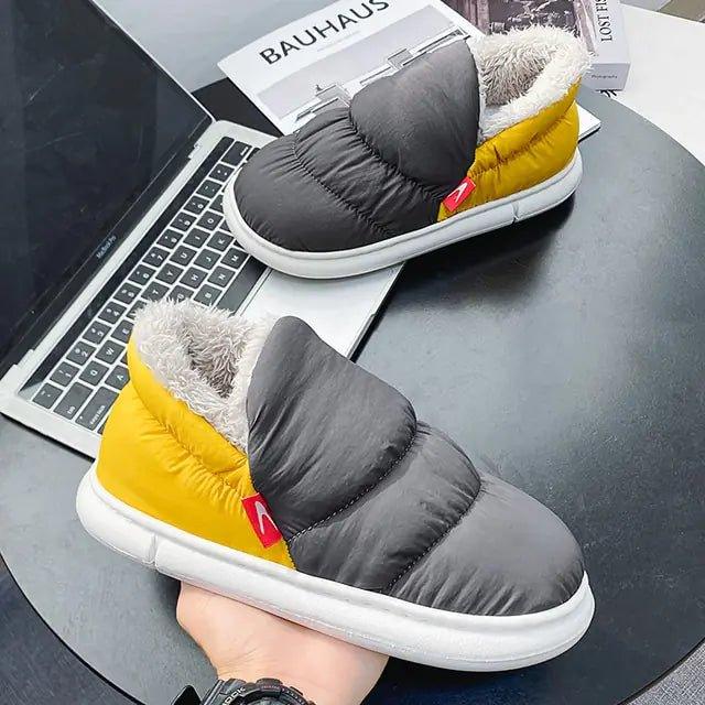 Waterproof Plush Slip - on Shoes