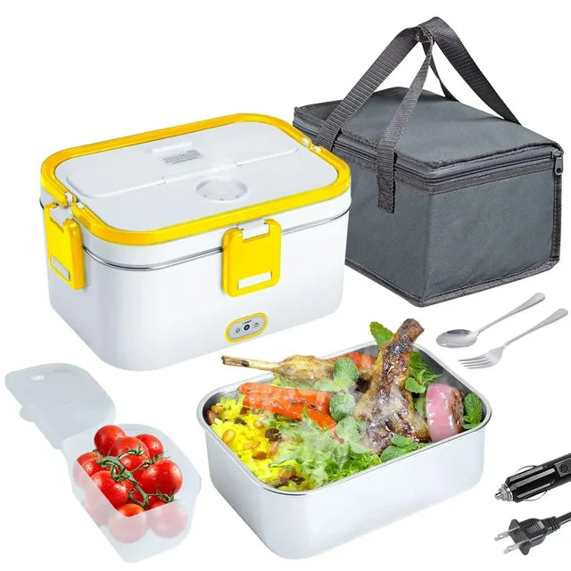 Electric Lunch Box: 3-in-1 Heated Meal Solution for Cars, Trucks, Office and Home Use - Home Kartz