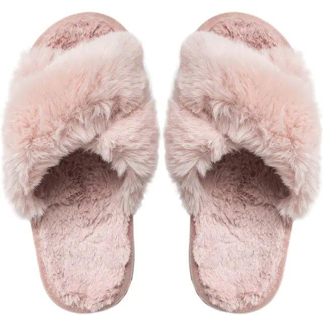 Winter Luxury Fur Slippers