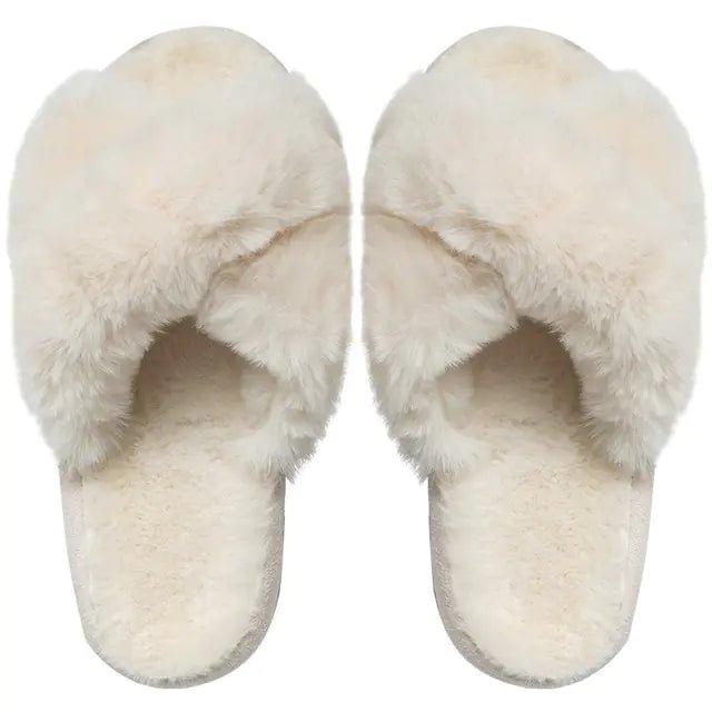 Winter Luxury Fur Slippers