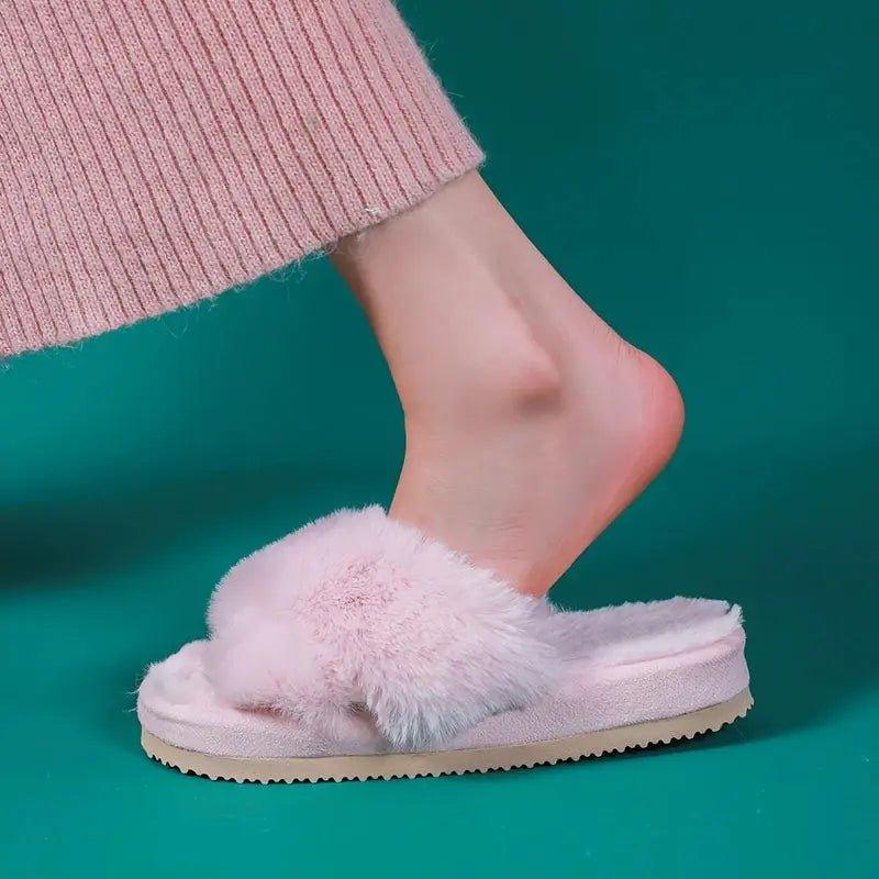 Winter Luxury Fur Slippers