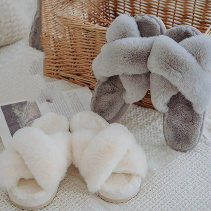 Winter Luxury Fur Slippers