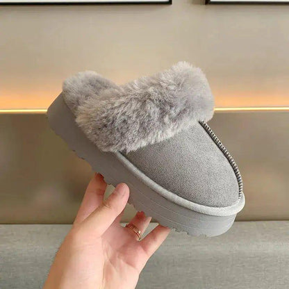 Winter Plush Sandals Luxury Slip