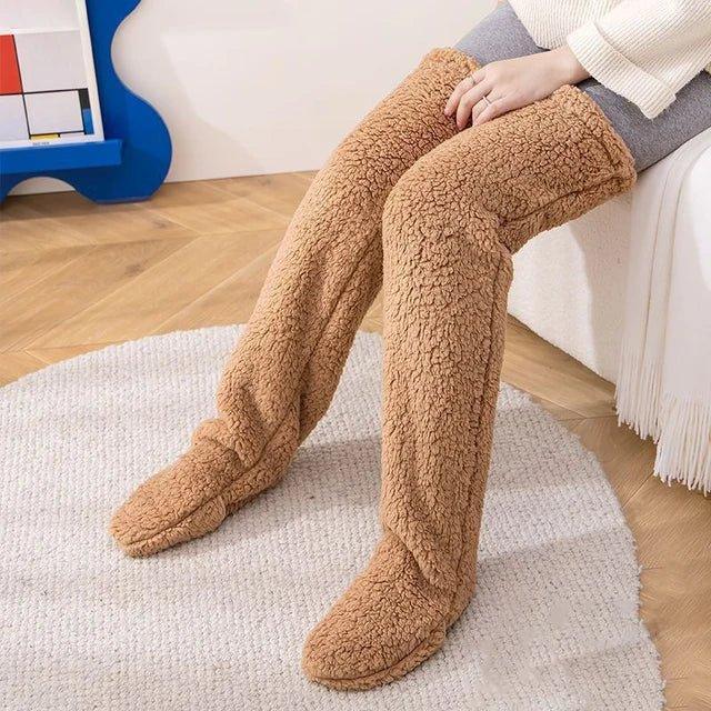 Winter Thigh High Socks Women