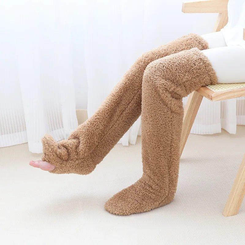 Winter Thigh High Socks Women