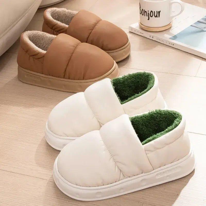 Winter Waterproof Anti - Slip Cotton Slippers