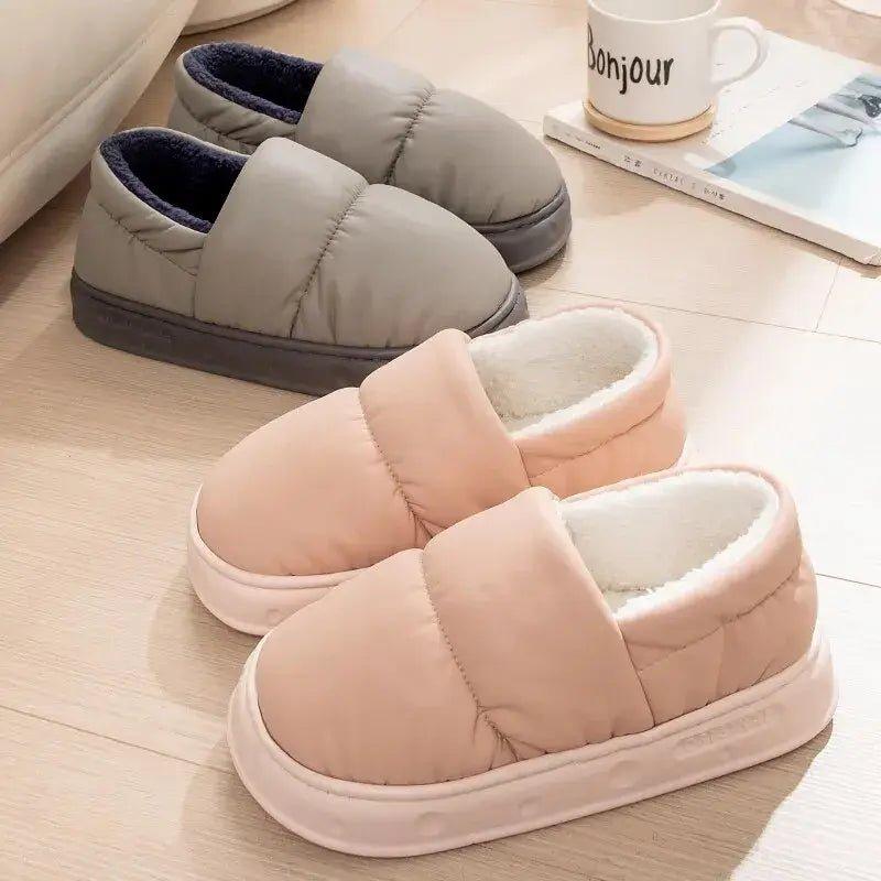 Winter Waterproof Anti - Slip Cotton Slippers