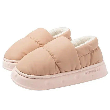 Winter Waterproof Anti - Slip Cotton Slippers