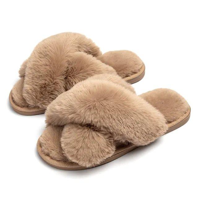 Winter Women's Home Indoor Fuzzy Slippers