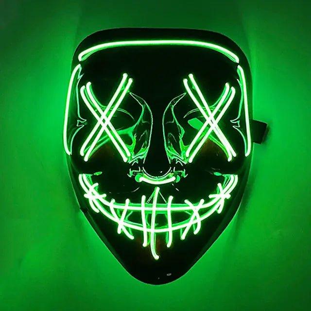 Wireless Halloween LED Purge Mask