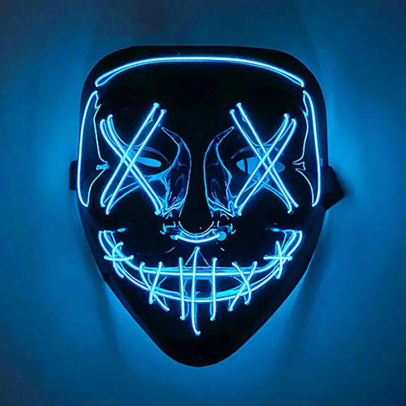 Wireless Halloween LED Purge Mask