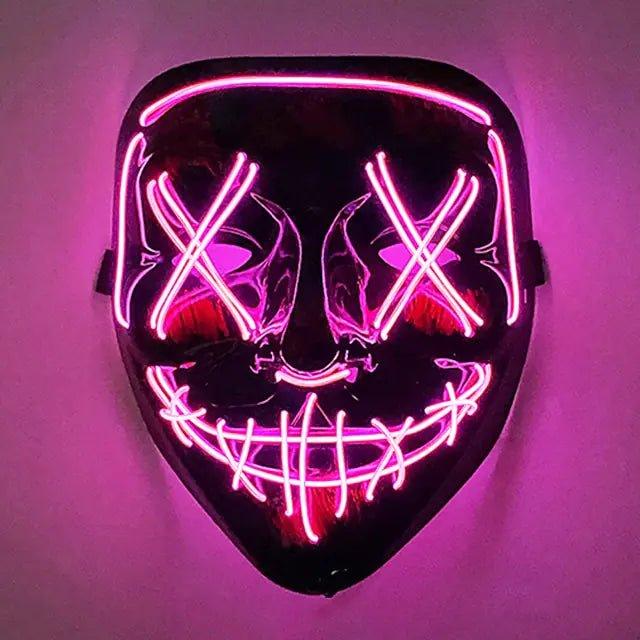 Wireless Halloween LED Purge Mask