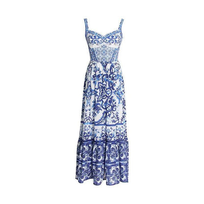 Women Designer Summer Midi Dress