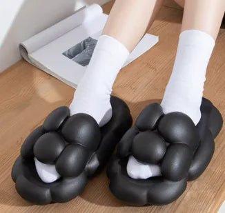 Women's Flat Bottom Cloud Slippers Soft Sole Bubble