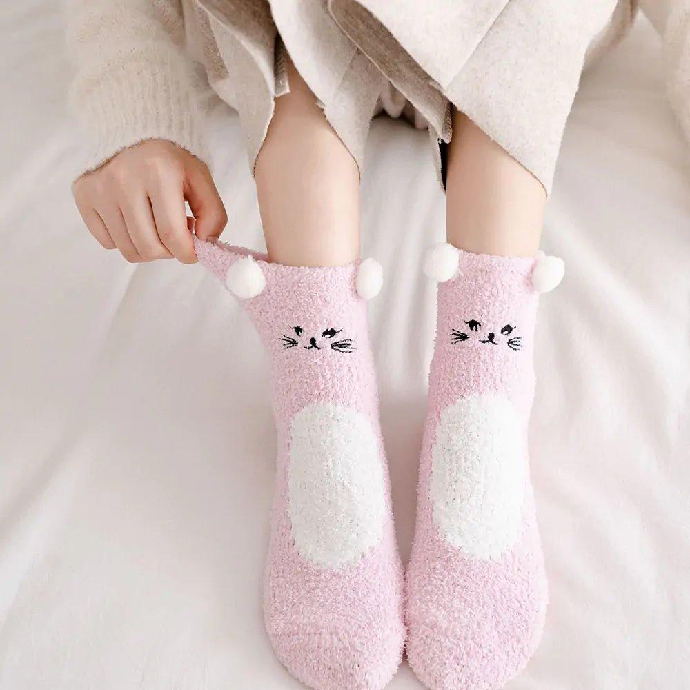 Women's Fuzzy Socks Winter Warm Fleece