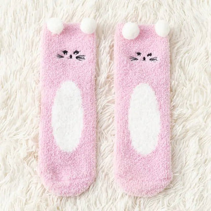 Women's Fuzzy Socks Winter Warm Fleece