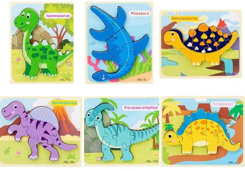 Wooden 3D Montessori Jigsaw Puzzle