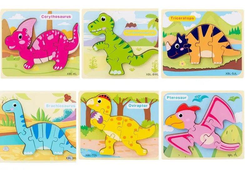 Wooden 3D Montessori Jigsaw Puzzle