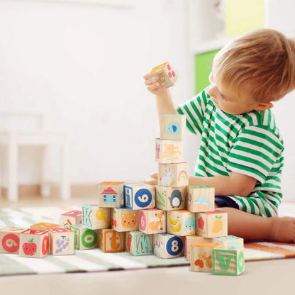 Wooden ABC Building Blocks