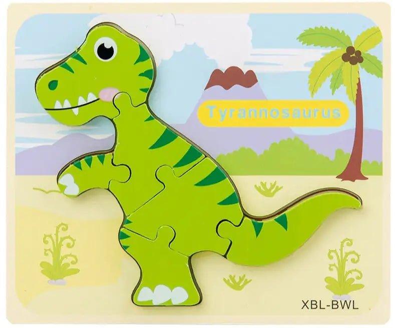 Wooden Dinosaur 3D Puzzle